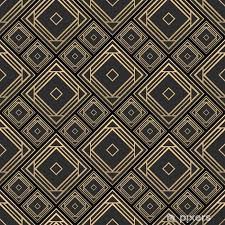 Weitere ideen zu jugendstil, fliesen im jugendstil, art deco fliesen. Fototapete Nahtlose Muster Im Art Deco Stil Schwarze Und Goldene Fliesen Keramikfliesen Des Effektes 3d Luxus Hintergrund Pixers Wir Leben Um Zu Verandern