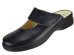 Stehen sie auf hogan clogs in leder? Sale Algemare Damen Clog Mit Absatz Hausschuh Aus Nappino Mit Waschbarem Sani Pur Wechselfussbett Pantolette 59482 0404 Sandalette Lederstore