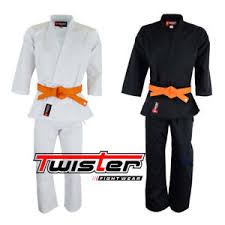 details about twister student middleweight karate uniform gi with free white belt 8 5oz