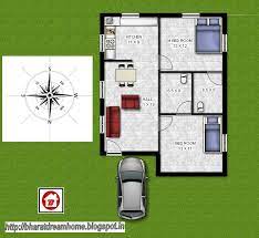 2 Bedroom Floorplan 800 Sq Ft North Facing 2bhk House Plan 800 Sq Ft House 20x30 House Plans