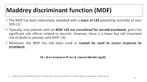 Image result for Maddrey Discriminant Function
