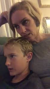 Louges and me, the night before his first day in Third Grade