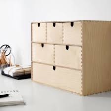 Moppe Birch Plywood Mini Chest Of Drawers 42x18x32 Cm Ikea Birch Plywood Mini Storage Wood Pencil Holder