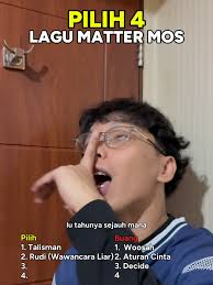 4 Lagu Matter Mos yang Wajib Didengar