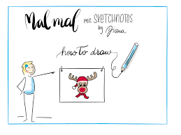 Sketchnote Anleitung Zum Nachzeichnen Elch Sketchnotes By Diana Liegt vielleicht am digitalen homeoffice. nachzeichnen elch sketchnotes by diana