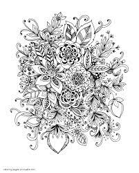 Check spelling or type a new query. Beautiful Flower Coloring Pages For Adults Coloring Pages Printable Com