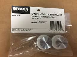 Broan Rk021 Range Hood Replacement Knobs 2 Pack White 79000 75000 58000 55000 Ebay