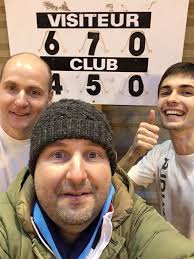 Victoire 3/2 de l'équipe 6 contre saint-quay 2 , David Amat et Nathan  pelletier gagnent en simple ( perf de Nathan à 15/4 ), Erwan Prevoteau et  Sébastien perdent le leur malgré