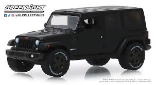 Jeep wrangler rubicon yellow with kart majorette trailer 224a toy car 1:64. Jeep Wrangler Unlimited 75th Anniversary 2016 Greenlight 1 64