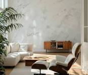 Marble Mirage - White – elegant wall mural – Photowall