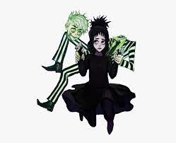 More like beetlejuice cartoon nail art by aipe. Beetlejuice And Lydia Fan Art Hd Png Download Kindpng
