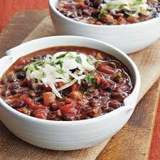 Three Bean Vegetarian Chili Recipe Recipe Vegetarian Chili Recipe Vegetarian Chili Slow Cooker Soup