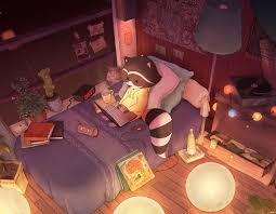 Deep House Relaxing Study Music 24 7 Live Radio Illustration Animation By Jeoffrey Magellan Http Jeoffreymagellan Tumblr Com Tevy Dubray Https Www Tev Art Com Pretty Wallpapers Hip Hop Art Chill