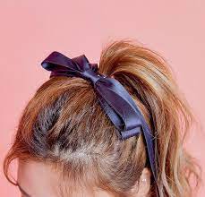 Chuu Korean Fashion Ribbon Hair Tie Hair Barrettes Ribbon Hair Ties Ribbon Hair