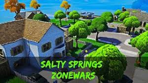This makes salty springs the 2nd chapter 1 poi to be removed in chapter 2. Realistic Salty Springs Zone Wars Fortnite Creative Map Code Dropnite