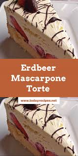Erdbeer Mascarpone Torte In 2020 Kuchen Und Torten Kuchen Und Torten Rezepte Kuchen Rezepte Einfach