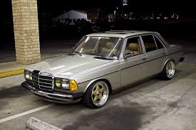 Mercedes W123 Diesel Stanced With 17 Wheels Mercedes W123 Stance Cars Mercedes