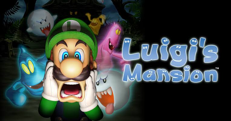 ilustração do jogo Luigi's Mansion