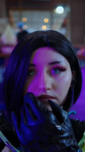 "they're mine now 🐍💚", ., VIDEO: @pikashuxgodx, Evento: @expogamechile,  ., #viper #valorant #valorantcosplay #chamber #vipervalorant #riot  #riotgames #reyna #omen #sage #valorantgame #valorantesports ...