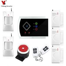 Home sensors and motion detectors are elements for home security systems and are used to identify unusual or undesired activity in homes or rooms. Yobang Security App Control Alarm Gsm Motion Detector With Alarm House Alarma Gsm Built In Siren Auto Di Alarm Systems For Home Security Alarm Gsm Alarm System