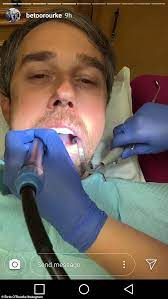 Beto O Rourke Shares Bizarre Video Of Visit To Dentist To Highlight Stories Of Border Town Mcallen Daily Mail Online