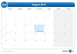 Kalender August 2019 Catch Check More At Https Photobrunobernard Com Kaycasper Catch W Free Printable Calendar Templates Printable Calendar Template Calendar