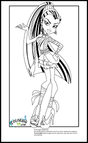 Get the best of them in here! Printable Coloring Sheet Monster High Coloring Pages Novocom Top