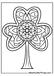 38+ shamrock coloring pages for adults for printing and coloring. Shamrock Coloring Pages Updated 2021