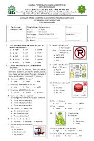 Soal uas bahasa inggris kelas 1. Soal Uas Bahasa Inggris Kelas 2 Tp 2015 2016