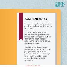 Mungkin diantara kalian ada yang tahu tidak tentang apa selain itu lebih bagusnya lagi jika kalian tambahkan kalimat penjelasan dan pengharapan yang masih ada kaitannya dengan tema dan isi dari makalah. Kata Pengantar Pengertian Cara Membuat Dan Contohnya Bahasa Indonesia Kelas 11