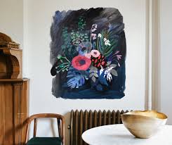 Find great deals on ebay for ceramic flowers wall decor. Moody Abstract Floral Your Decal Shop Nz Designer Wall Art Decals Wall Stickers Wall Murals