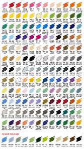 44 Reasonable Prismacolor Marker Chart