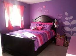 A chic, modern girl's bedroom featuring blush pink walls, coral garden stools and accents, and brass lighting and accessories is fun and sophisticated. You Are My Shining Star A Edward Cullen Mate Fanfiction The Mathew New House And Renesmee And Mackinze Bookbags Purple Bedrooms Purple Girls Bedroom Purple Room Decor