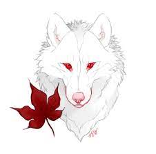 White Wolf With Red Eyes Hd Canine Art Wolf Art Animal Art