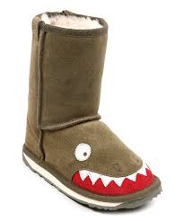 Composed Of A Super Soft Australian Sheepskin Lining And Water Resistant Suede Upper This Creature Inspired Boot Blends Super Crocodile Boots Kids Boots Boots