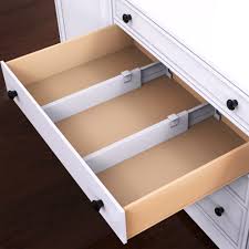 Take control of messy drawers with oxo good grips expandable dresser drawer dividers. Lavish Homer Kitchen Dresser Bedroom Bathroom Drawer Organizer White Walmart Com Walmart Com
