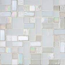 Unique tile designs perfect for any space! Susan Jablon Mosaics Ice Candy Glass Tile Mosaic Blend Design Glass Tile White Glass Tile Mosaic Tile Designs