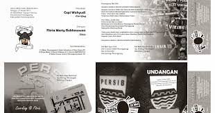 Lebih cermat dalam memilih bahan kartu undangan karena jenis kertas. Undangan Pernikahan Persib Tulisan
