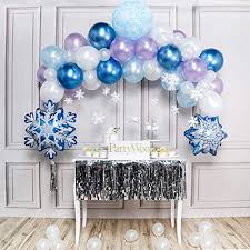 The item comes in many variants. Partywoo Frozen Birthday Party Supplies Pack Of Frozen Party Supplies Snowflake Decorations Frozen Party Decorations Frozen Balloons Snowflake Balloons For Frozen Birthday Frozen Party Pricepulse