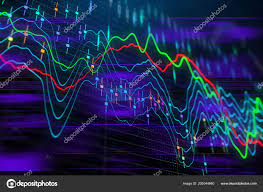 trading chart wallpaper creative colorful forex chart