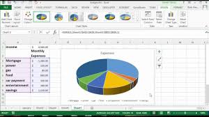 creating and modifying pie charts in excel software