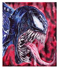 Auf knopfdruck übrigens auch direkt alle staffeln ihrer lieblingsserie. Venom Pen Drawing Print Etsy