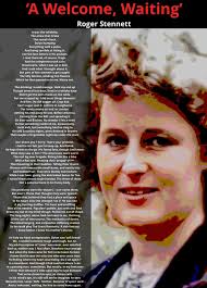 Forever. From Afar' We met him at a café table, Outside, one fine Monday  morning Late middle aged, wearing thin, An engineer, retired, he'd spent  his life Coaxing nuclear reactors to generate