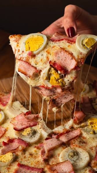 Pizza Bacon c/ Ovo