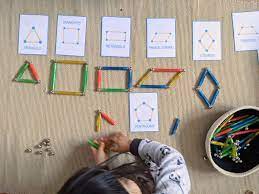 Atividade matemática educação/ temática animais selvagens. Atividades Com Formas Geometricas Na Educacao Infantil