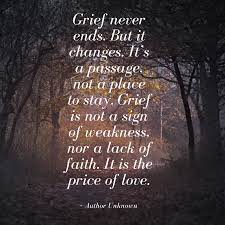 Grief never ends but it changes. 19 Inspirational Quotes To Help You Cope With Grief And Loss Dr Eleora Han