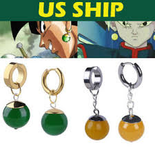 Maybe you would like to learn more about one of these? Super Dragon Ball Z Vegetto Potara Black Son Goku Zamasu Cos Earrings Ear Clip Cuff Women Clothing Shoes Jewelry
