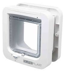 They are made of safety glass and durable aluminium. Sureflap Flap Door With Microchip Recognition Cat Flap