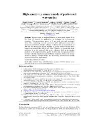For your convenience mconvert has online us dollar to malaysian ringgit (usd vs myr) history chart and a table of popular currency pairs with their latest exchange rates for 02/08/2021. High Sensitivity Sensors Made Of Perforated Waveguides