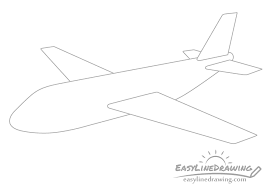 Draw the head first, as shown above. How To Draw An Airplane Step By Step Easylinedrawing
